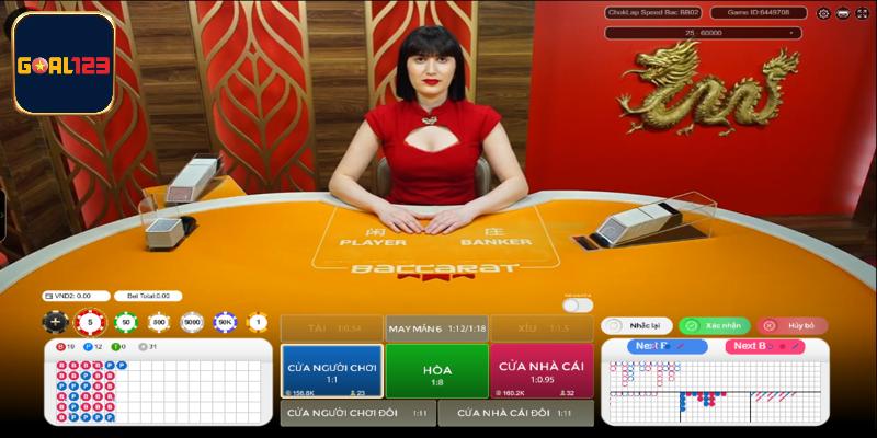 Baccarat Goal123 trò chơi đặc biệt hấp dẫn
