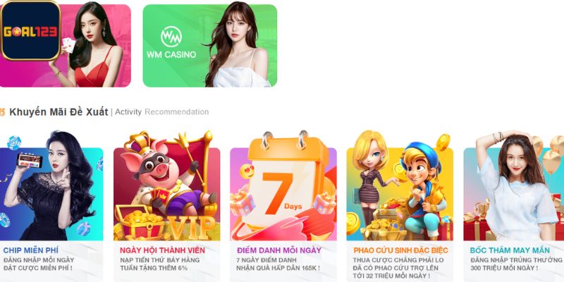 Giao diện đặt cược của nhà cái bắt mắt