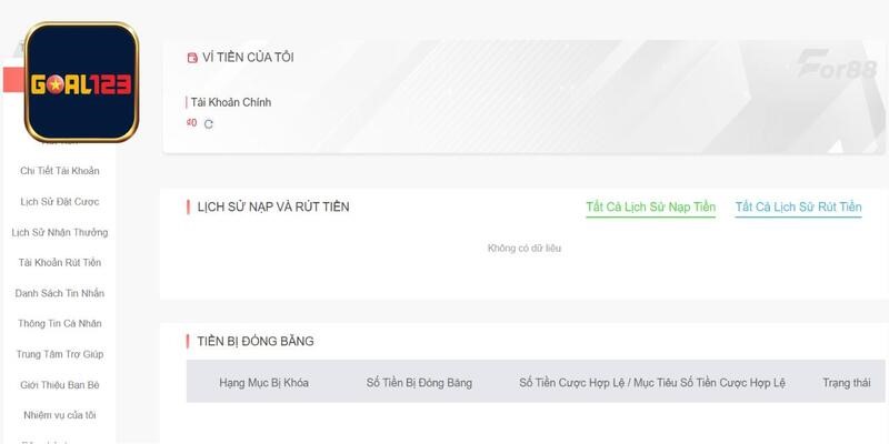 Giải đáp thắc mắc thường gặp liên quan đến nạp tiền Goal123
