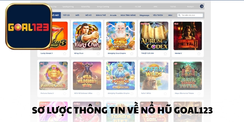 Sơ lược thông tin về nổ hũ Goal123