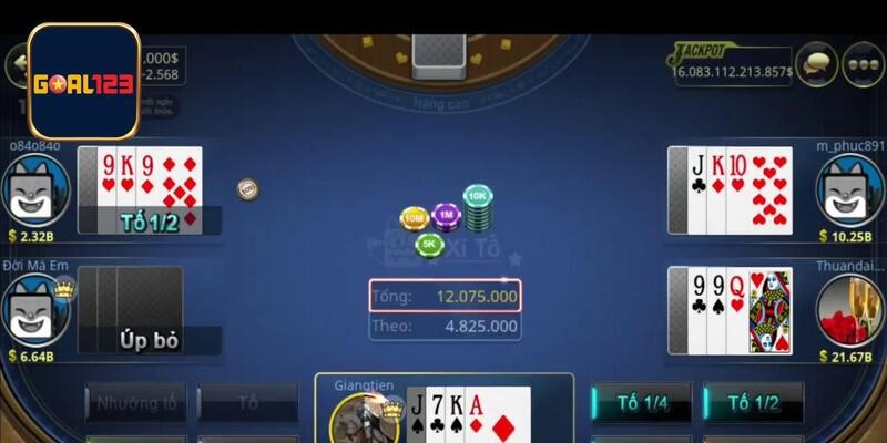 Thứ tự mạnh yếu của các tụ bài trong game xì tố