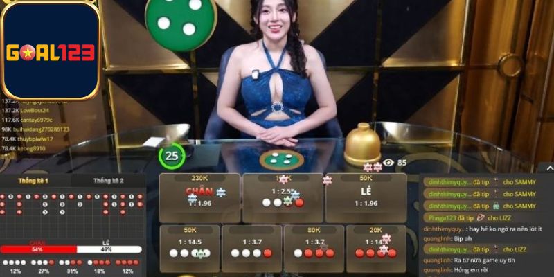 Đọc vị xóc đĩa Goal123 từ hành động của Dealer